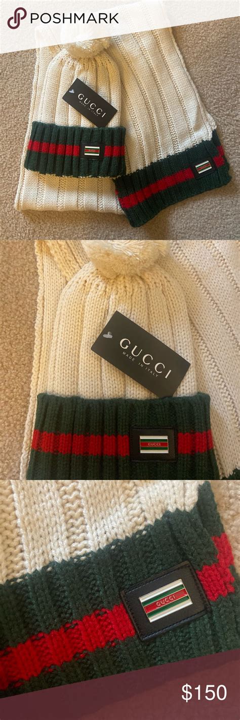 bonnet gucci gris|Gucci winter hats and scarves.